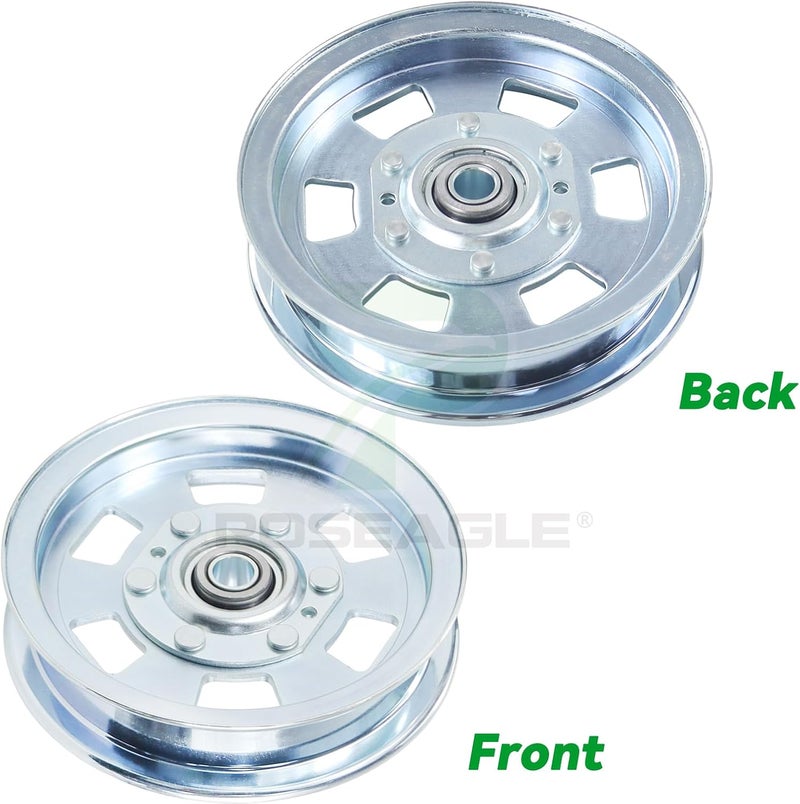 POSEAGLE 033-2000-00 Flat Idler Pulley Replaces Bad Boy 033-7201-00 033-7201-25 033-8000-00 Rotary 15422 for ZT Series 48", 50", 54"and 60"Decks, Outlaw 54", 61", 72" Decks, MZ Series 48", 54"Decks - Image 4